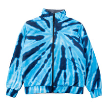 Load image into Gallery viewer, Pill Reversible Sherpa Varsity Jacket (Gray / Blue Dye)